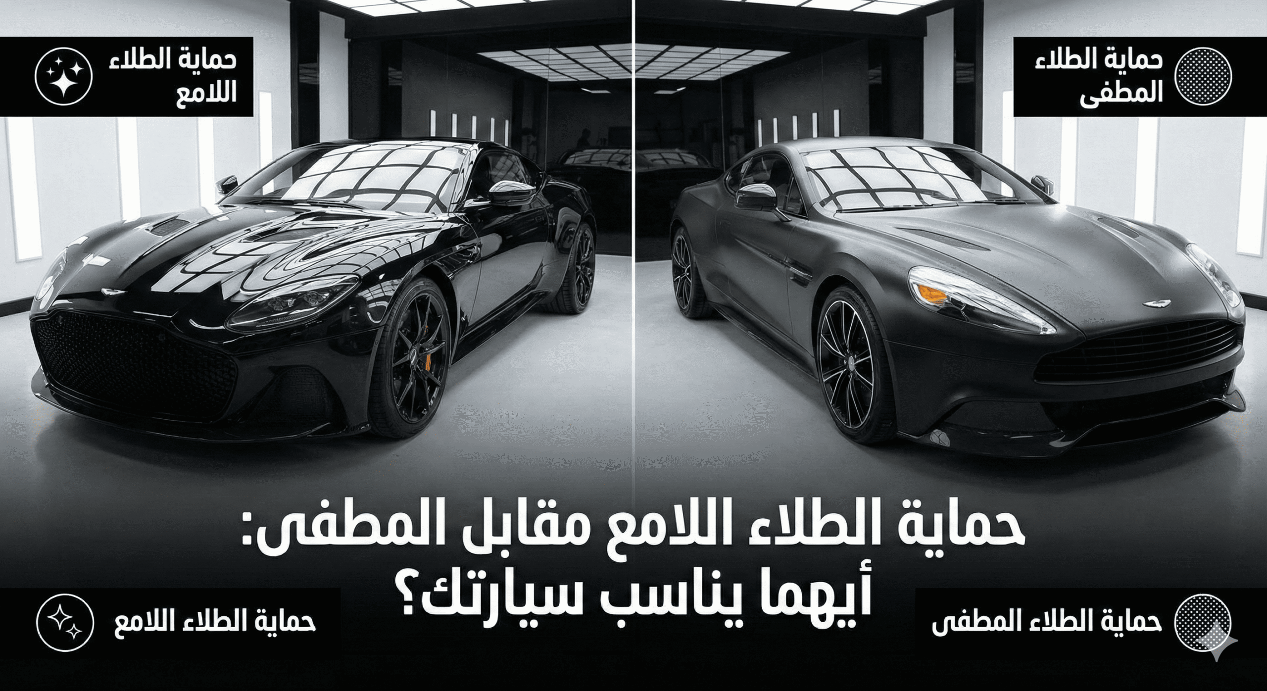 حماية الطلاء اللامع مقابل المطفى: أيهما يناسب سيارتك؟
