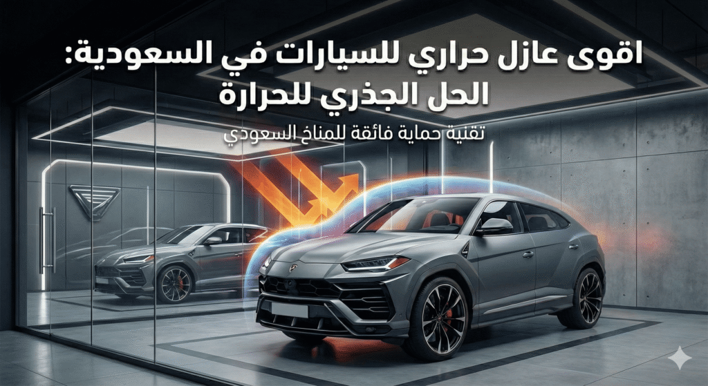 اقوى عازل حراري للسيارات في السعودية: الحل الجذري للحرارة