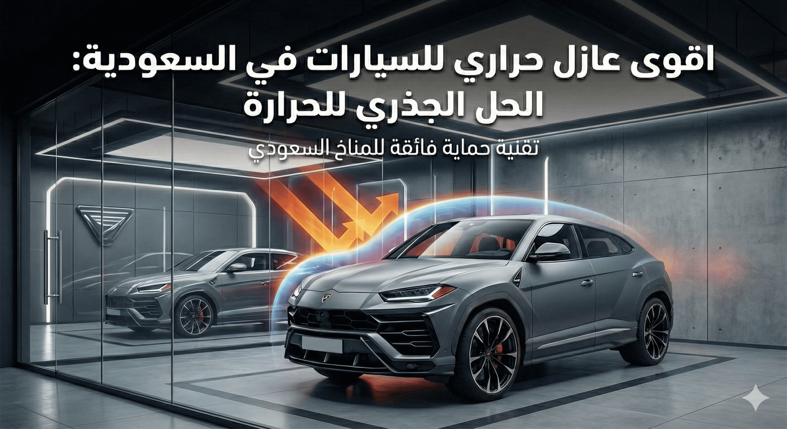 اقوى عازل حراري للسيارات في السعودية: الحل الجذري للحرارة