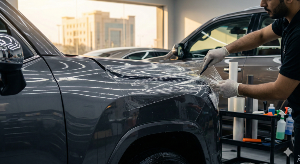 اكتشف مزايا افضل افلام PPF وطرق تركيبها لسيارتك السعودية
